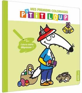 Front cover_Pâques : mes premiers coloriages P'tit Loup