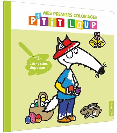 Front cover_Pâques : mes premiers coloriages P'tit Loup