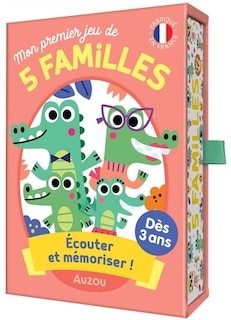 Couverture_Mon premier jeu de 5 familles écouter et mémoriser!
