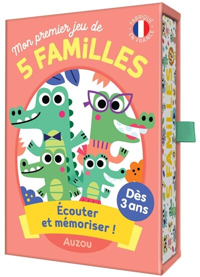 Couverture_Mon premier jeu de 5 familles écouter et mémoriser!