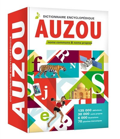 Couverture_Dictionnaire encyclopédique Auzou : noms communs & noms propres