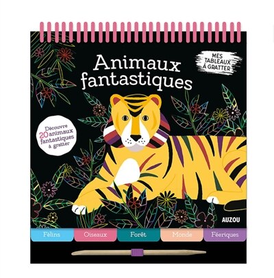 Front cover_Animaux fantastiques 20 cartes à gratter