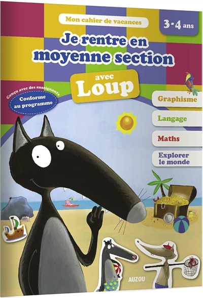 Front cover_Je rentre en moyenne section avec Loup