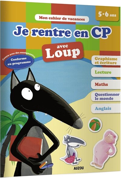 Front cover_Je rentre en CP avec Loup : 5-6 ans, de la GS au CP