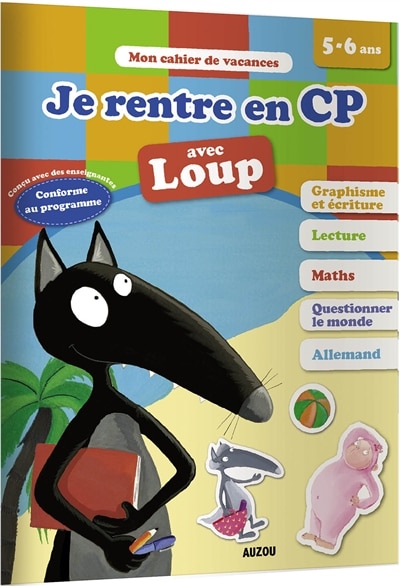 Front cover_Je rentre en CP avec Loup : 5-6 ans : conforme au programme