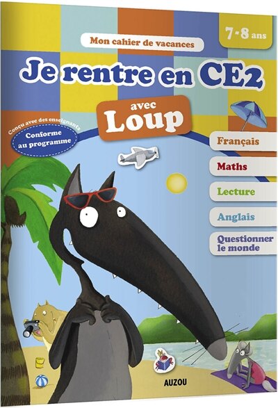 Front cover_Je rentre en CE2 avec Loup : 7-8 ans, du CE1 au CE2