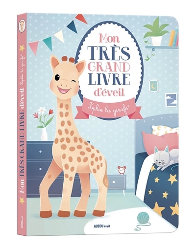 Couverture_Sophie la girafe : mon très grand livre d'éveil