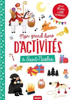Front cover_Mon grand livre d'activités de Saint-Nicolas