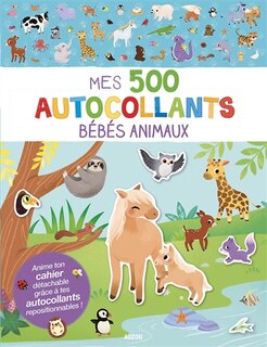 Couverture_Bébés animaux : mes 500 autocollants