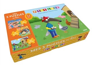Front cover_P'tit Loup : mes 3 puzzles en bois