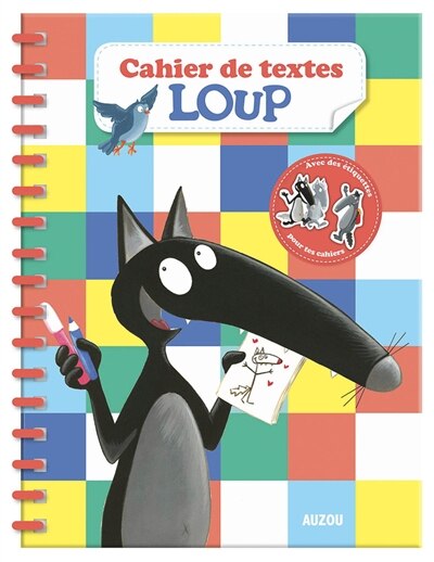 Front cover_Cahier de textes Loup