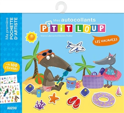 Front cover_MES AUTOCOLLANTS P'TIT LOUP  : LES VACANCES