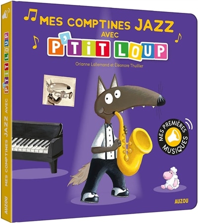 Couverture_Mes comptines jazz avec P'tit Loup