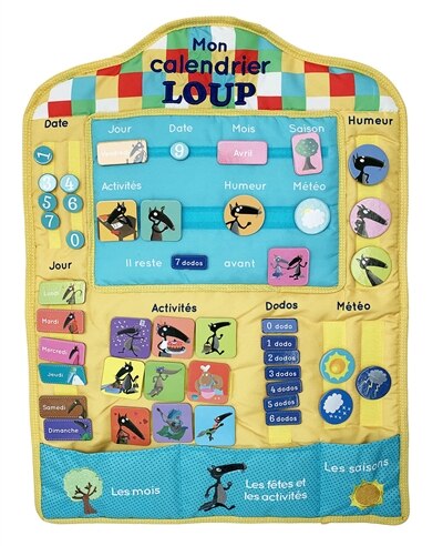 Front cover_Mon calendrier en tissu loup