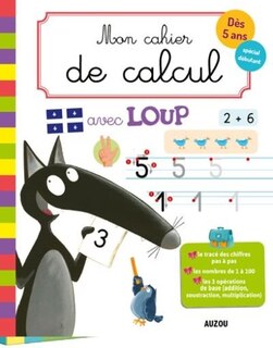 Front cover_Mon cahier de calcul avec Loup