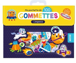 Front cover_L'espace : ma pochette de 100 gommettes