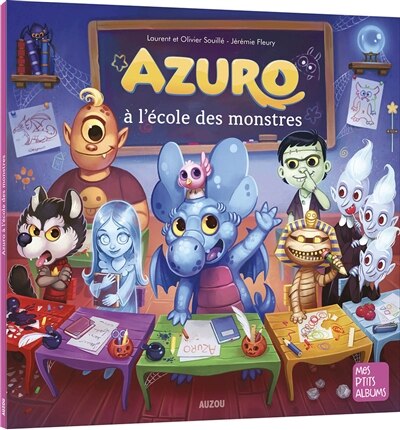 Couverture_Azuro à l'école des monstres