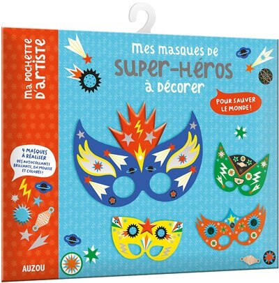 Couverture_Mes masques de super-héros à décorer