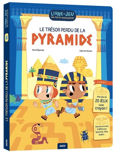 Couverture_Le tr&eacute;sor perdu de la pyramide