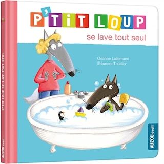 Front cover_P'tit Loup se lave tout seul