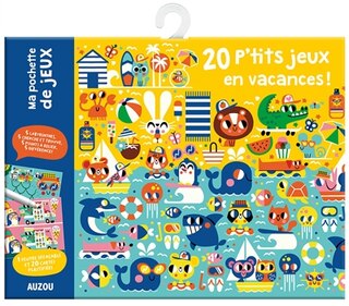 Front cover_Ma pochette de jeux 20 p'tits jeux : en vacances !