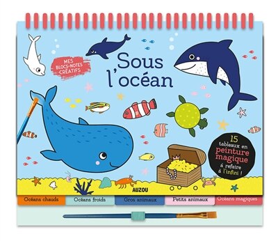 Couverture_SOUS L'OCÉAN : PEINTURE MAGIQUE