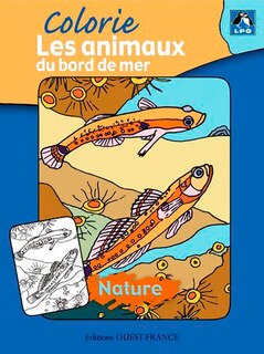 Couverture_Colorie les animaux du bord de mer