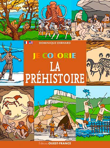 Front cover_Je colorie la préhistoire