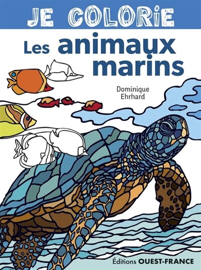 Couverture_Je colorie les animaux marins