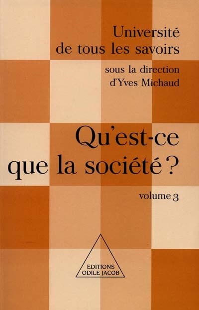 Front cover_Qu'est-ce que la société ?