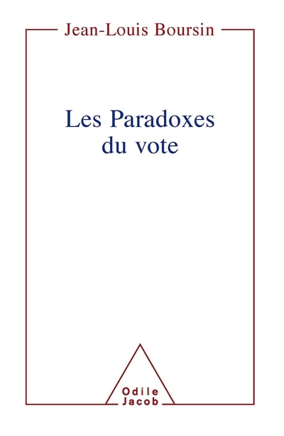 Front cover_Les paradoxes du vote
