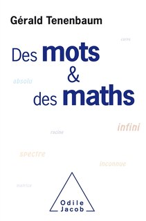 Front cover_Des mots et des maths