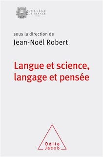 Front cover_Langue et science, langage et pensée : colloque annuel 2018