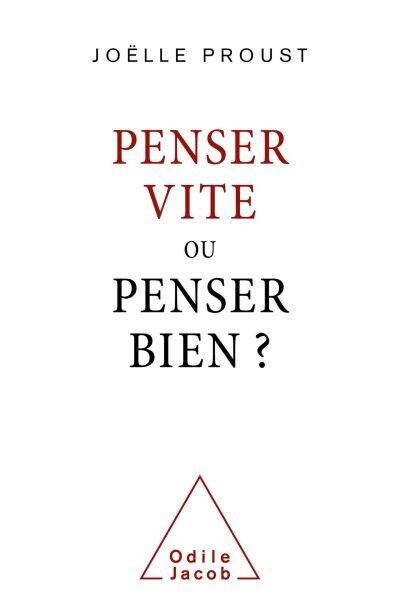 Front cover_Penser vite ou penser bien ?