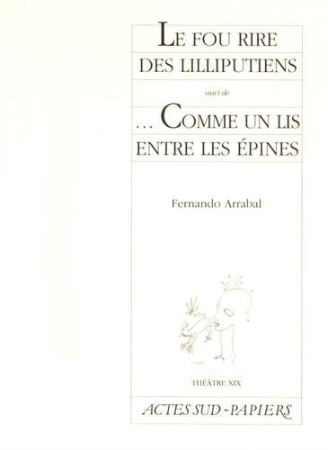 Front cover_Le fou rire des Lilliputiens ; Comme un lis entre les épines
