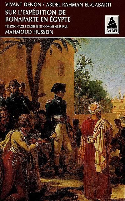 Front cover_Sur l'expédition de Bonaparte en Egypte