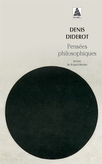 Front cover_Pensées philosophiques