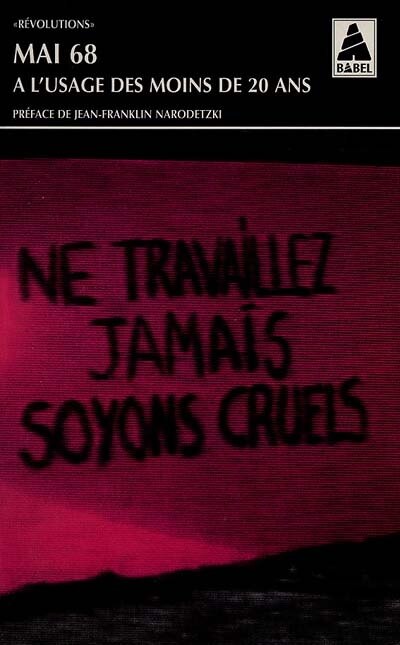 Couverture_Mai 68 à l'usage des moins de 20 ans