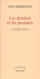 Front cover_Les derniers et les premiers
