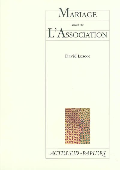 Couverture_Mariage ; L'association