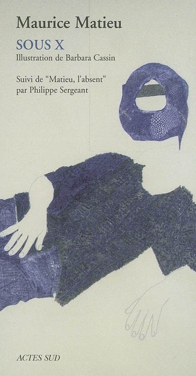 Couverture_Sous X ; Matieu, l'absent
