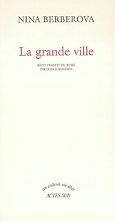 Front cover_La grande ville