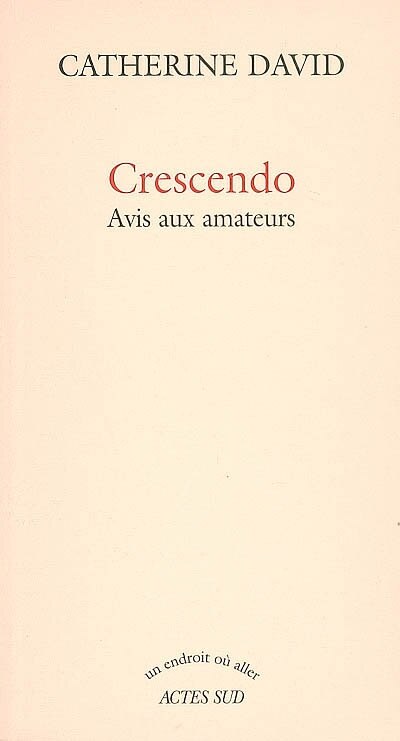 Couverture_Crescendo : avis aux amateurs