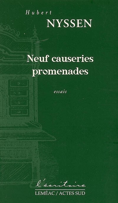 Front cover_Neuf causeries promenades