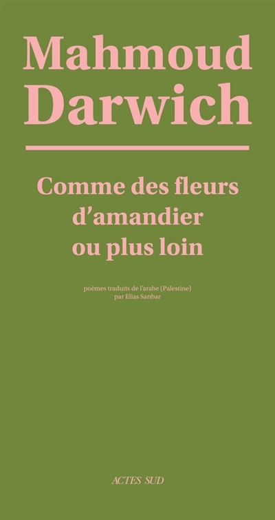 Couverture_Comme des fleurs d'amandier ou plus loin