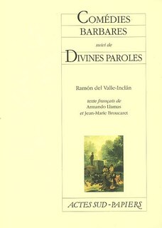 Front cover_Comédies barbares ; Divines paroles