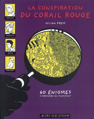Couverture_La conspiration du Corail rouge : 60 énigmes à résoudre en s'amusant