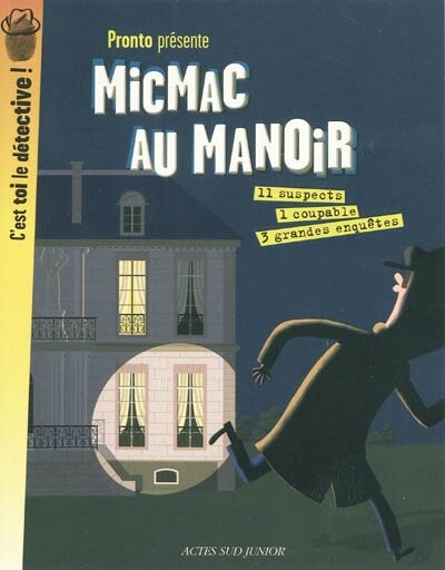 Front cover_Micmac au manoir : 3 grandes enquêtes
