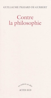 Front cover_Contre la philosophie