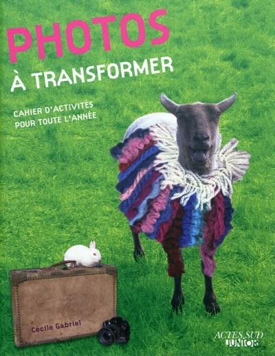 Couverture_Photos à transformer : cahier d'activités pour toute l'année